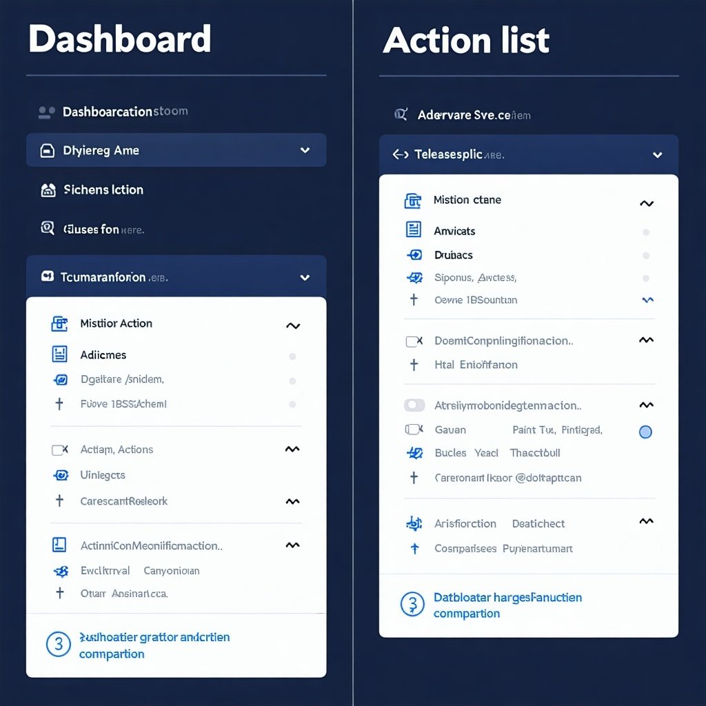 Sidebyside comparison of dashboard vs action list-1 Sidebyside comparison of dashboard vs action list-1